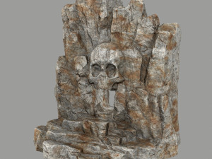 skull cave 3Dモデル
