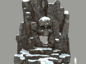 skull cave 3Dモデル