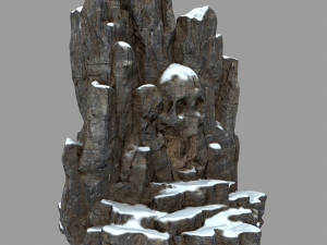 skull cave 3Dモデル