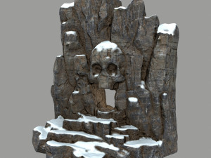 skull cave 3Dモデル