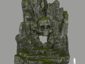 skull cave 3D Model
