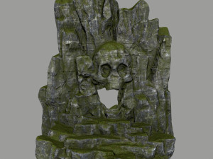 skull cave 3D मॉडल