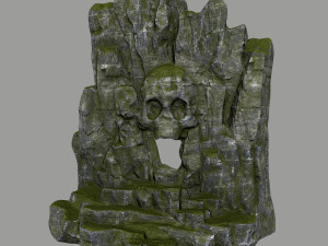 skull cave 3D मॉडल