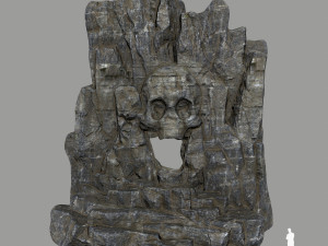 skull cave 3D Model