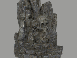 skull cave 3D 模型
