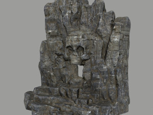 skull cave 3D 模型