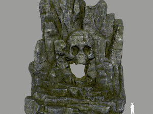 skull cave 3D मॉडल