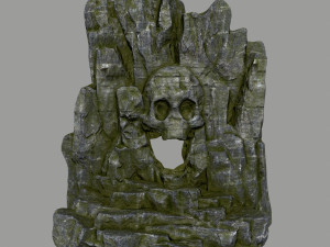 skull cave 3D Model