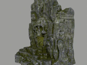 해골 동굴 3D 모델