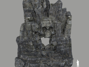 skull cave 3D Model