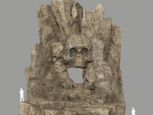 kafatası mağarası 3D Model
