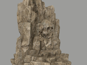 skull cave Modelo 3D