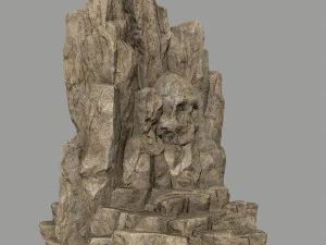 skull cave 3D Model