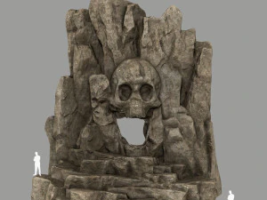 schedel grot 3D Model