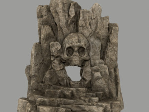 skull cave Modelo 3D