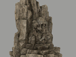 skull cave Modelo 3D