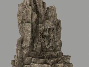 skull cave 3D Model