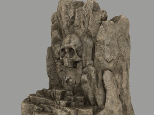 skull cave Modelo 3D