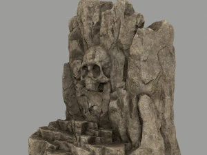 skull cave 3D Model