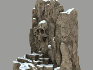skull cave 3D Model