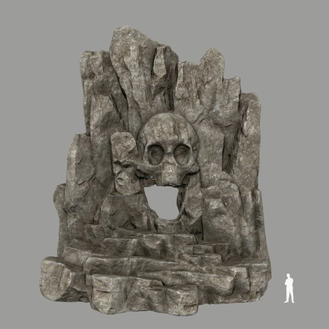 skullcave 3D Model .c4d .max .obj .3ds .fbx .stl .blend 