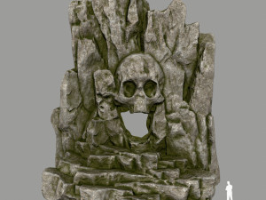 skull cave 3D Model