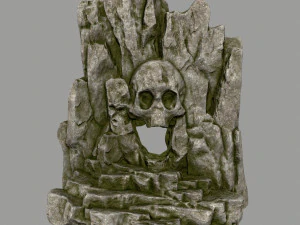 grotta del teschio Modello 3D