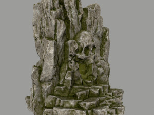 skull cave 3D Model