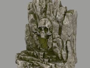 skull cave 3D Model