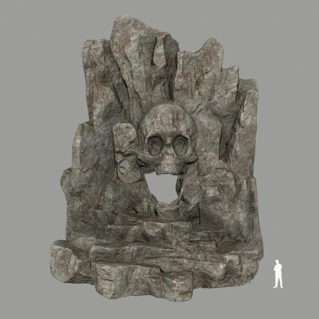 skullcave 3D Model .c4d .max .obj .3ds .fbx .stl .blend 