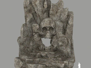 cueva del cráneo Modelo 3D