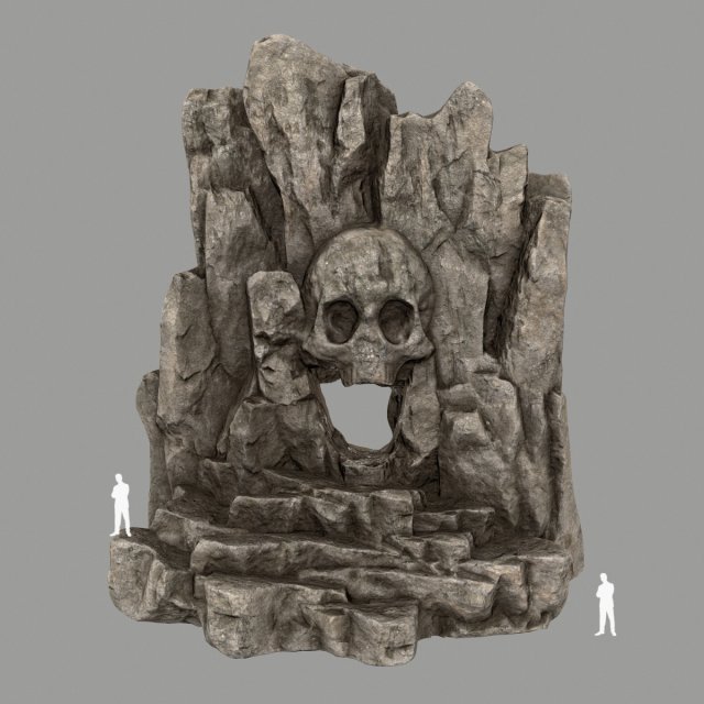 skullcave Modelo 3D .c4d .max .obj .3ds .fbx .stl .blend 
