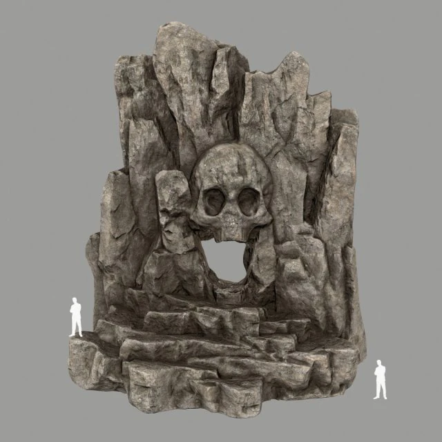 skullcave 3D Model .c4d .max .obj .3ds .fbx .stl .blend 
