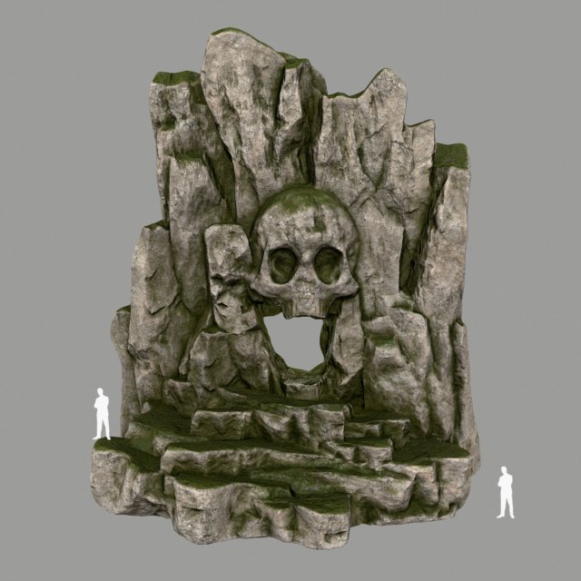 skullcave Modelo 3D .c4d .max .obj .3ds .fbx .stl .blend 