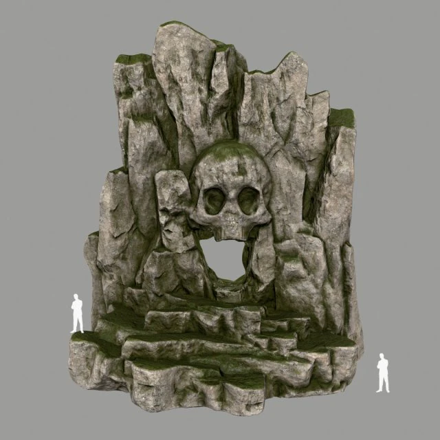 skullcave 3D Model .c4d .max .obj .3ds .fbx .stl .blend
