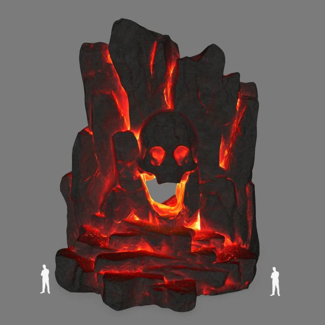 skullcave 3D Model .c4d .max .obj .3ds .fbx .stl .blend 