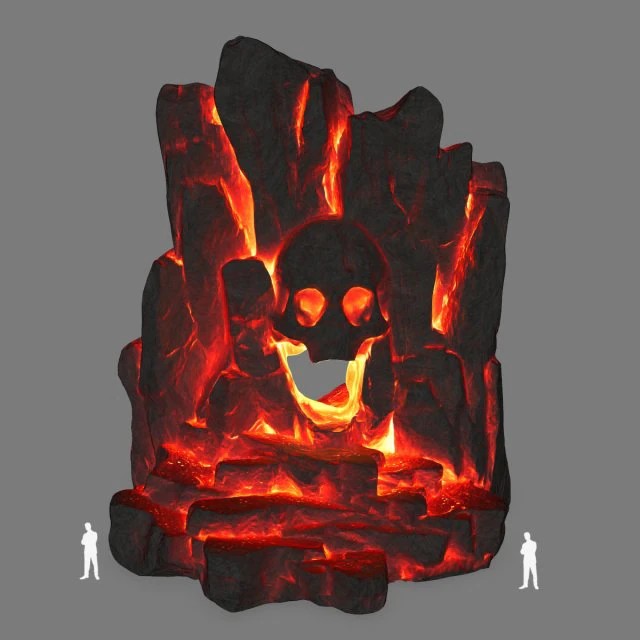 skullcave 3D Model .c4d .max .obj .3ds .fbx .stl .blend 
