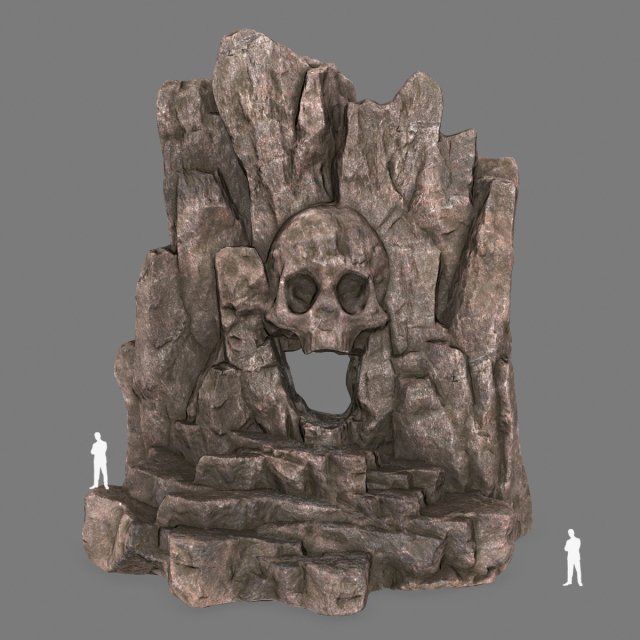 skullcave Modèle 3D .c4d .max .obj .3ds .fbx .stl .blend 