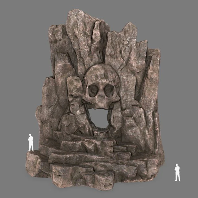 skullcave 3D Model .c4d .max .obj .3ds .fbx .stl .blend