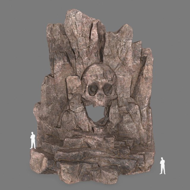 skullcave 3D 模型 .c4d .max .obj .3ds .fbx .stl .blend