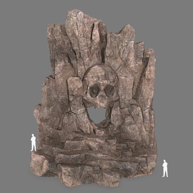 skullcave 3D Model .c4d .max .obj .3ds .fbx .stl .blend