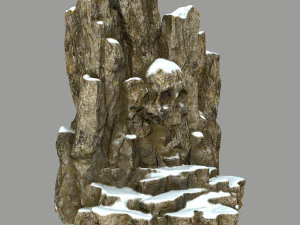 頭蓋骨の洞窟 3Dモデル