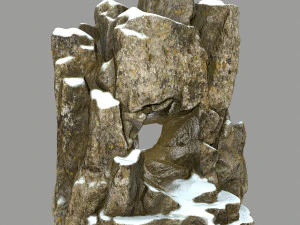 頭蓋骨の洞窟 3Dモデル