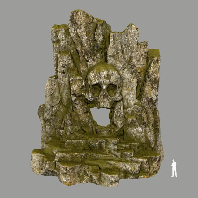 skullcave 3D Model .c4d .max .obj .3ds .fbx .stl .blend
