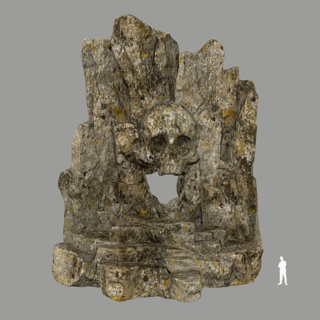skullcave 3D Model .c4d .max .obj .3ds .fbx .stl .blend 