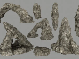 рок набір 3D Модель