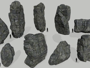 скеля набір 3D Модель