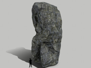 cliff rock set Model 3D
