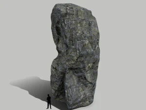 cliff rock set 3D Model