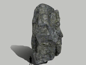 cliff rock set 3D Model